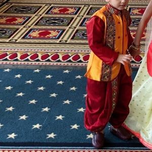 Indian outfit/dhoti vest